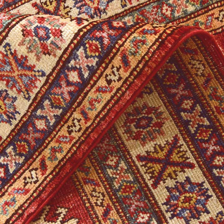 2' 6 x 9' 10 Hand Knotted Kazak Runner Rug