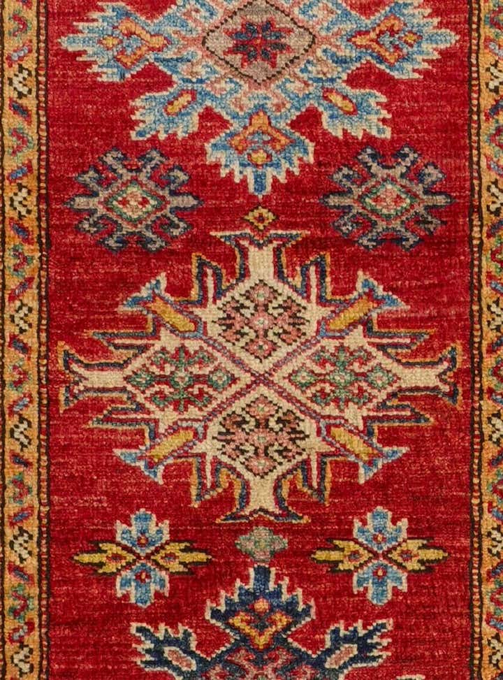 2' 6 x 9' 10 Hand Knotted Kazak Runner Rug