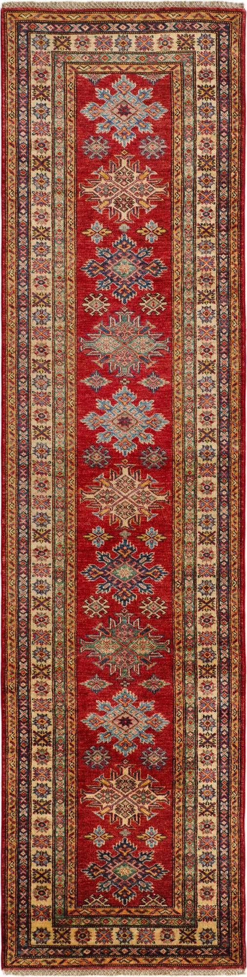 2' 6 x 9' 10 Hand Knotted Kazak Runner Rug