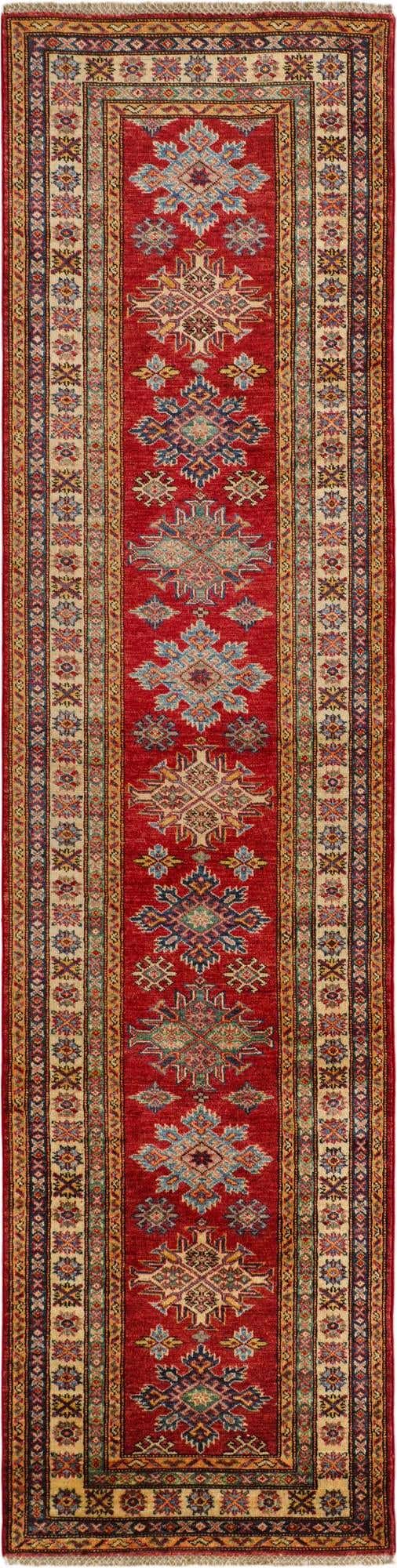 2' 6 x 9' 10 Hand Knotted Kazak Runner Rug