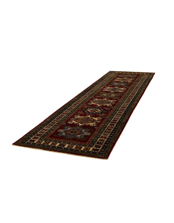 Detail image of 2' 8 x 9' 11 Hand Knotted Kazak Runner Rug