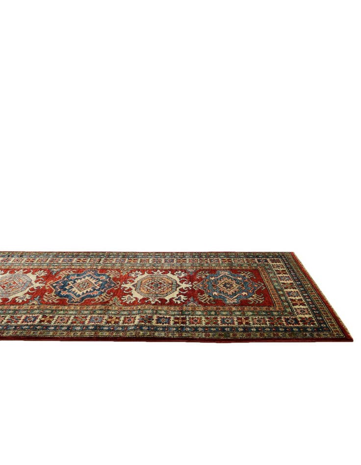 Detail image of 2' 8 x 9' 11 Hand Knotted Kazak Runner Rug