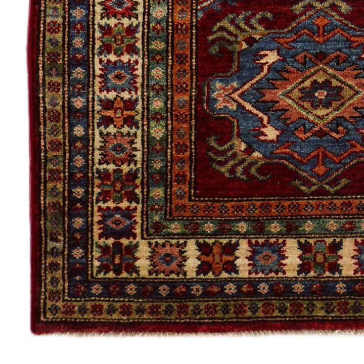 2' 8 x 9' 11 Hand Knotted Kazak Runner Rug
