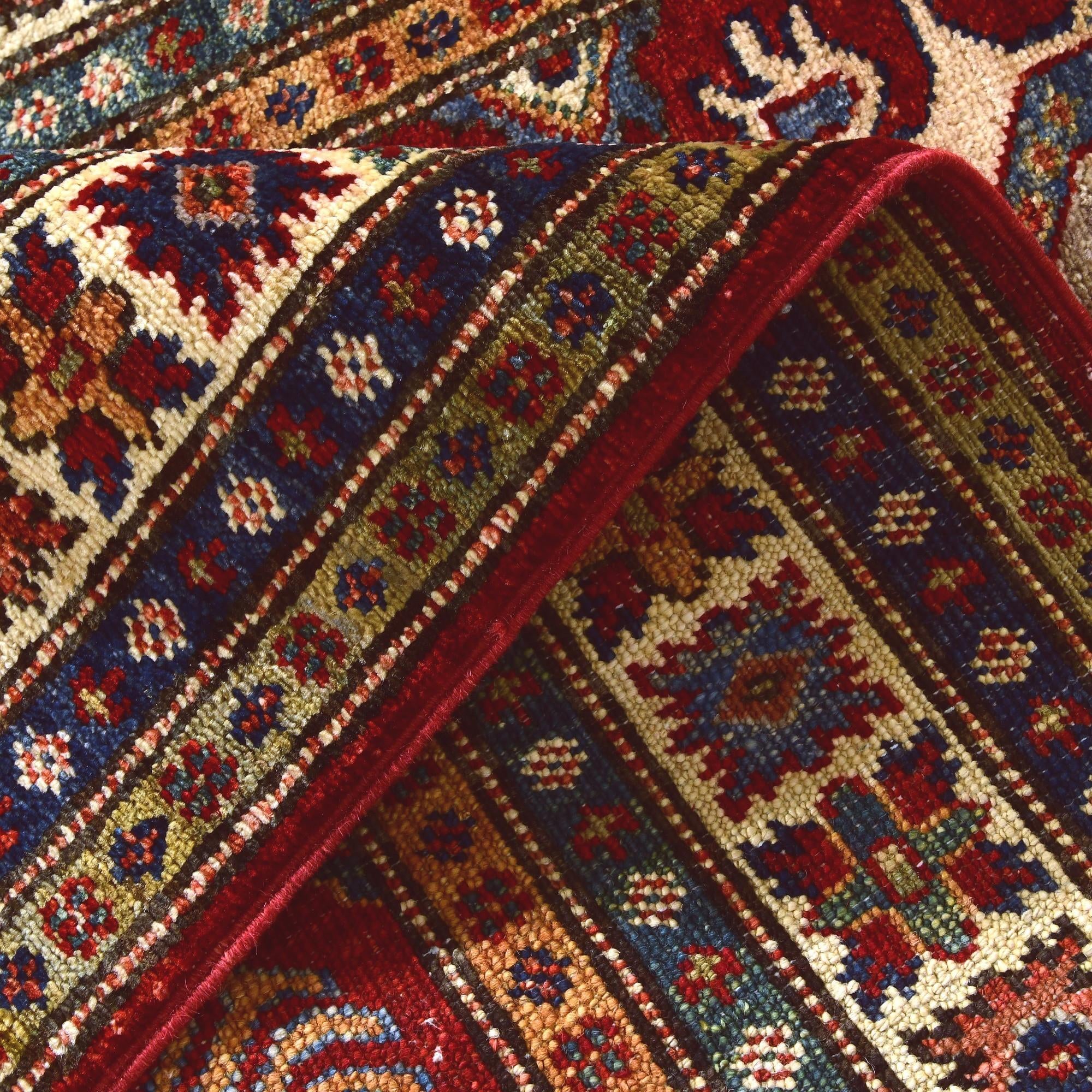 2' 8 x 9' 11 Hand Knotted Kazak Runner Rug