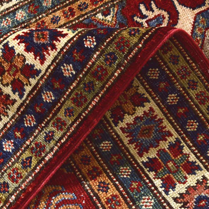 2' 8 x 9' 11 Hand Knotted Kazak Runner Rug