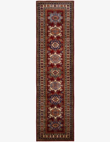 2' 8 x 9' 11 Hand Knotted Kazak Runner Rug