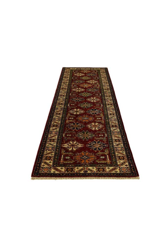 2' 9 x 9' 10 Hand Knotted Kazak Runner Rug