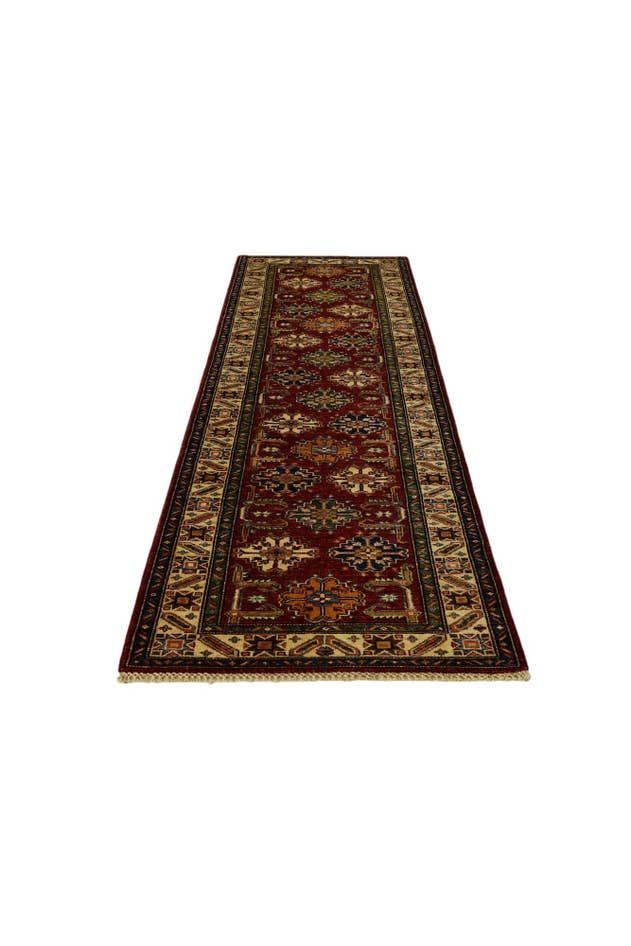 Detail image of 2' 9 x 9' 10 Hand Knotted Kazak Runner Rug