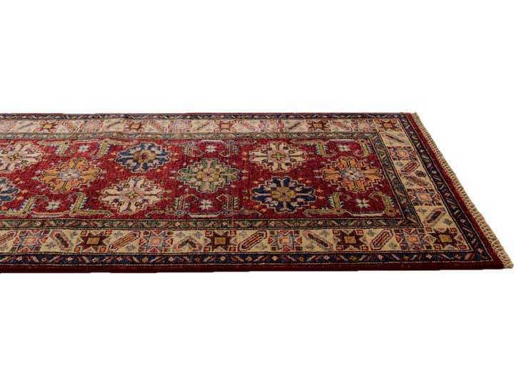 2' 9 x 9' 10 Hand Knotted Kazak Runner Rug