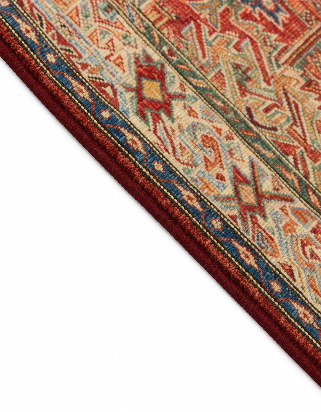 85cm x 300cm Hand Knotted Kazak Runner Rug
