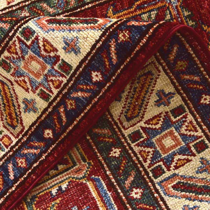 2' 9 x 9' 10 Hand Knotted Kazak Runner Rug