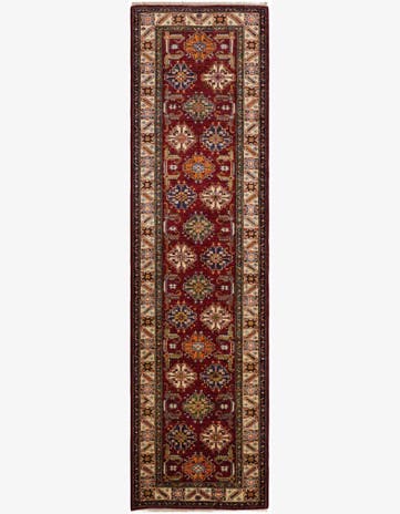 2' 9 x 9' 10 Hand Knotted Kazak Runner Rug