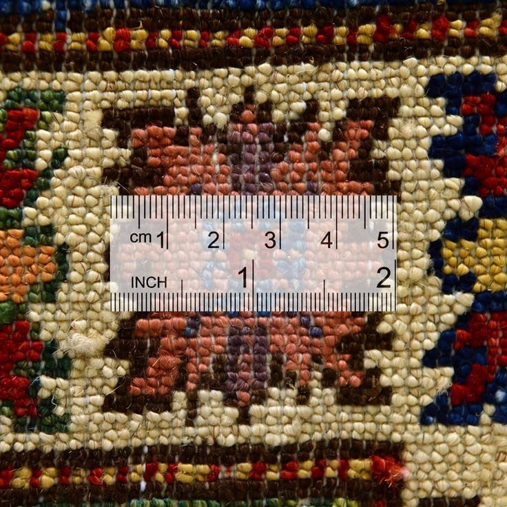 Detail image of 2' 7 x 9' 11 Hand Knotted Kazak Runner Rug