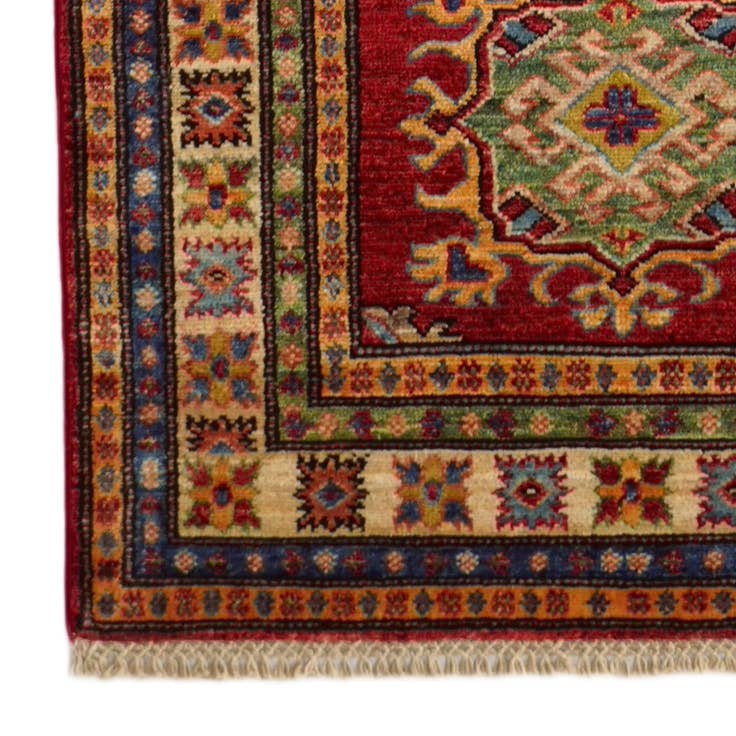Detail image of 2' 8 x 9' 2 Hand Knotted Kazak Runner Rug