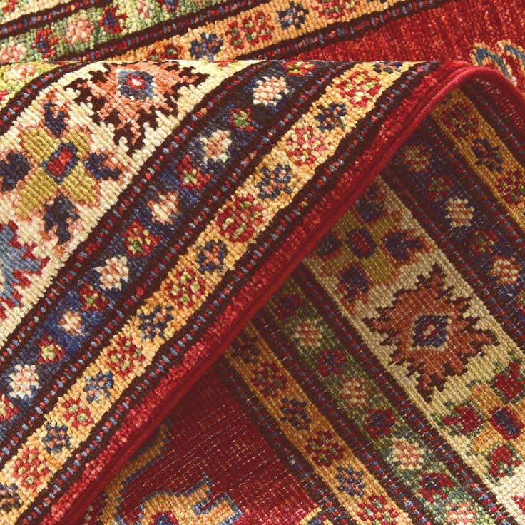 Detail image of 2' 8 x 9' 2 Hand Knotted Kazak Runner Rug