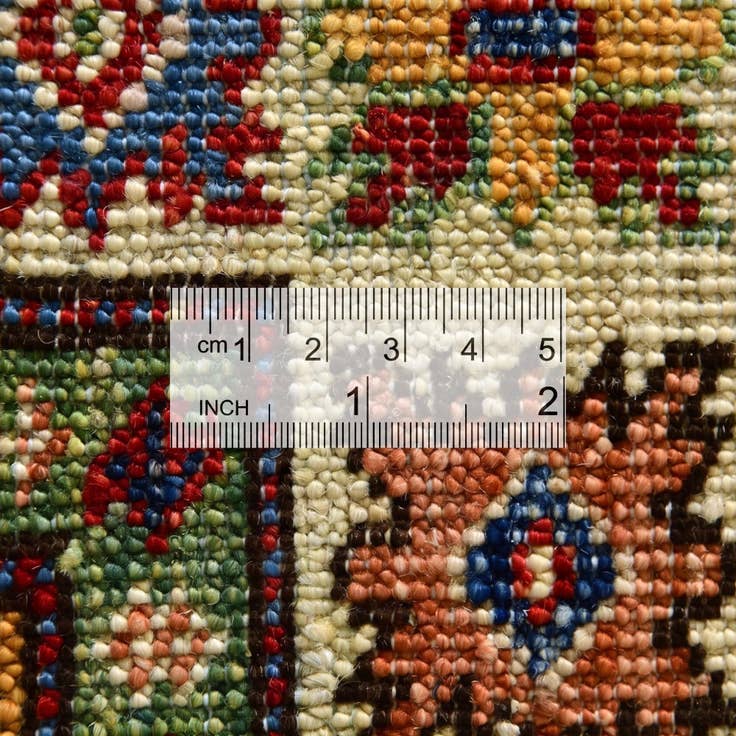 Detail image of 2' 8 x 9' 2 Hand Knotted Kazak Runner Rug