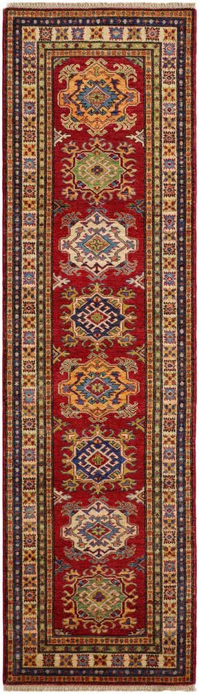 2' 8 x 9' 2 Hand Knotted Kazak Runner Rug
