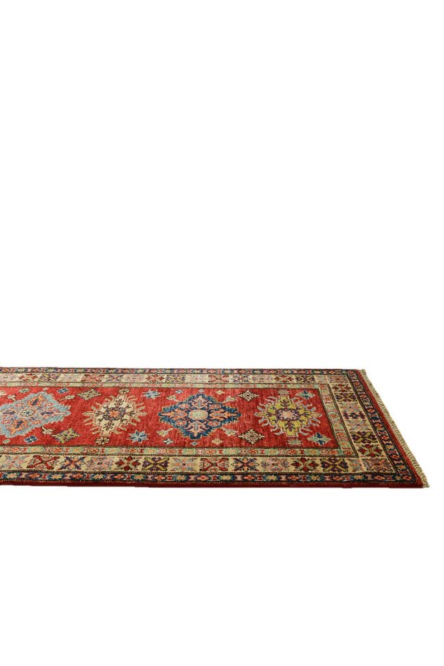 Detail image of 2' 7 x 9' 8 Hand Knotted Kazak Runner Rug