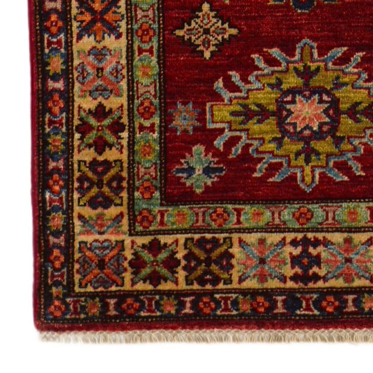 Detail image of 2' 7 x 9' 8 Hand Knotted Kazak Runner Rug