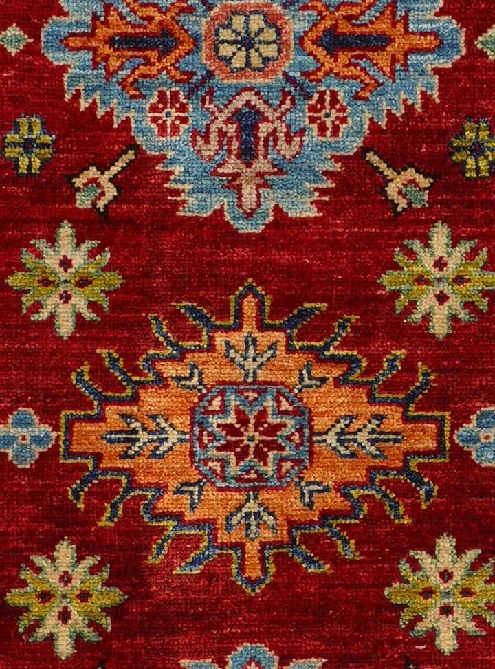 2' 7 x 9' 8 Hand Knotted Kazak Runner Rug