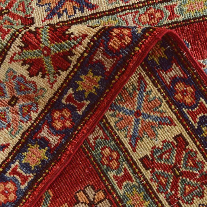 2' 7 x 9' 9 Hand Knotted Kazak Runner Rug