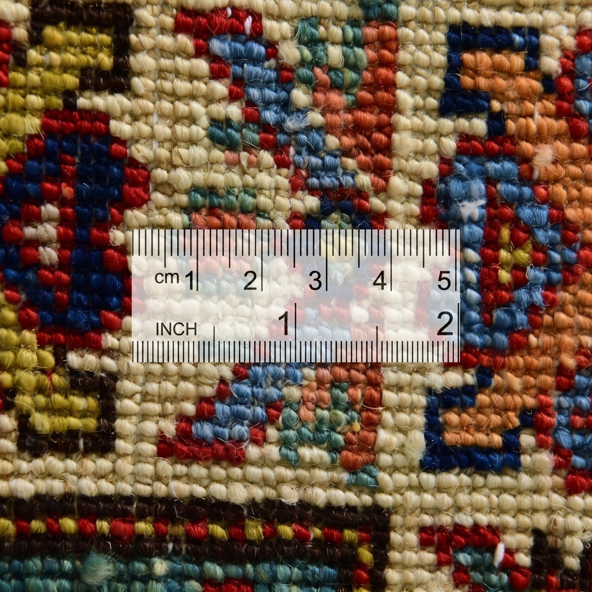 2' 7 x 9' 9 Hand Knotted Kazak Runner Rug