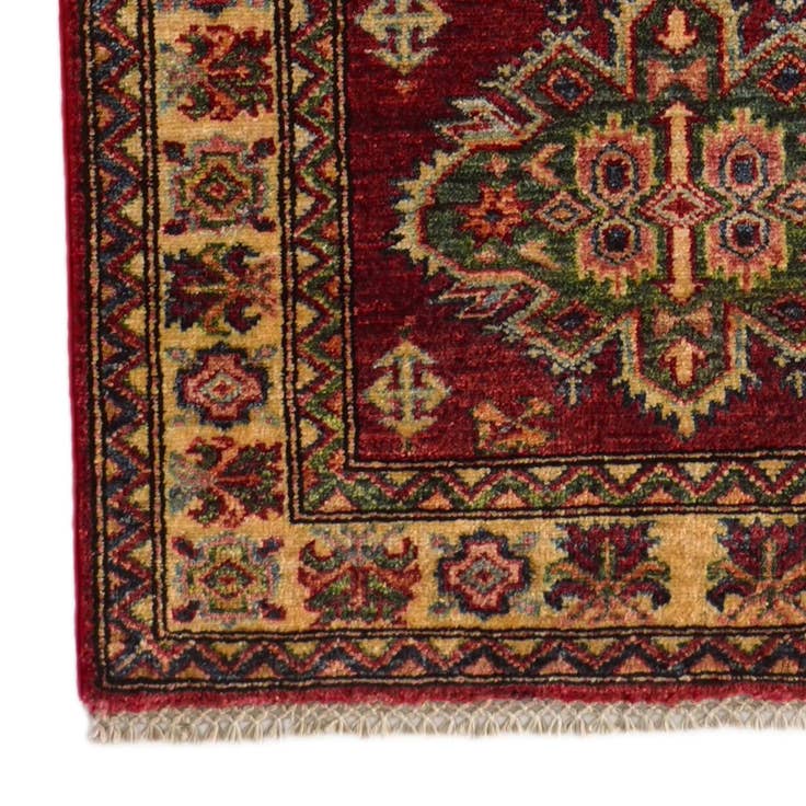 Detail image of 2' 7 x 10' Hand Knotted Kazak Runner Rug