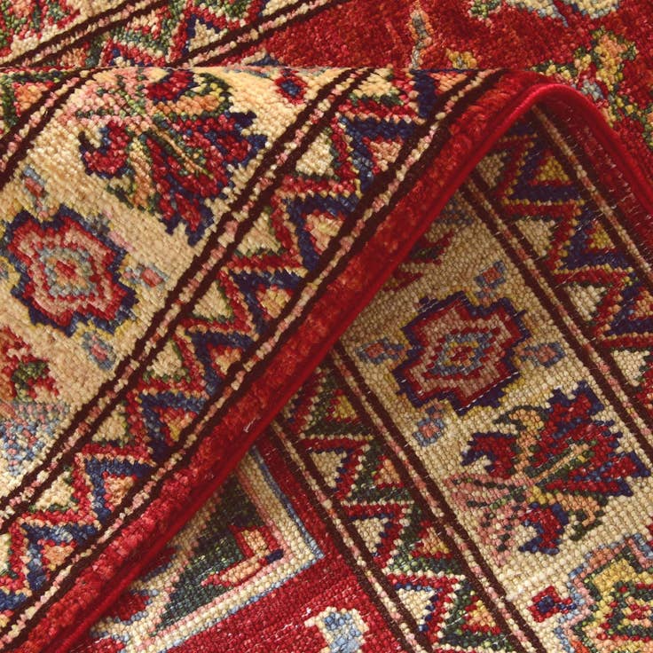 Detail image of 2' 7 x 10' Hand Knotted Kazak Runner Rug