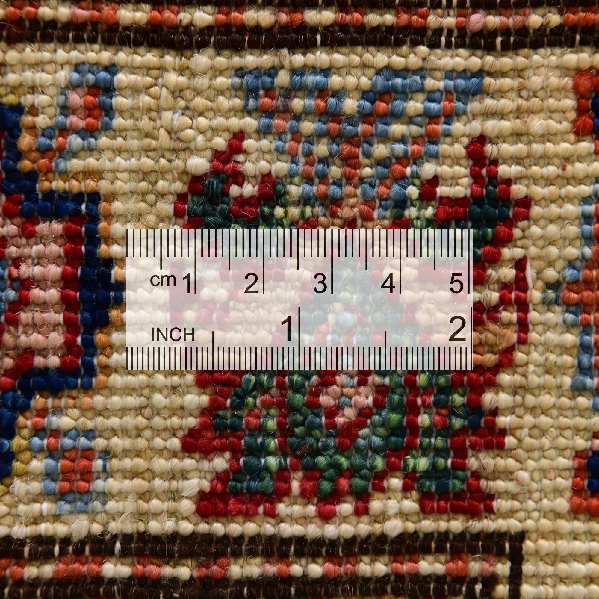 2' 7 x 10' Hand Knotted Kazak Runner Rug
