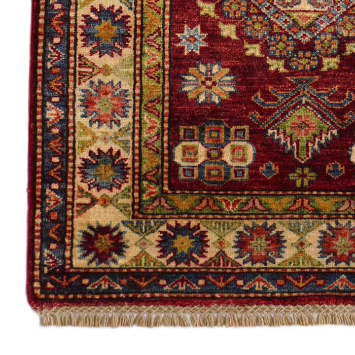 2' 9 x 9' 11 Hand Knotted Kazak Runner Rug