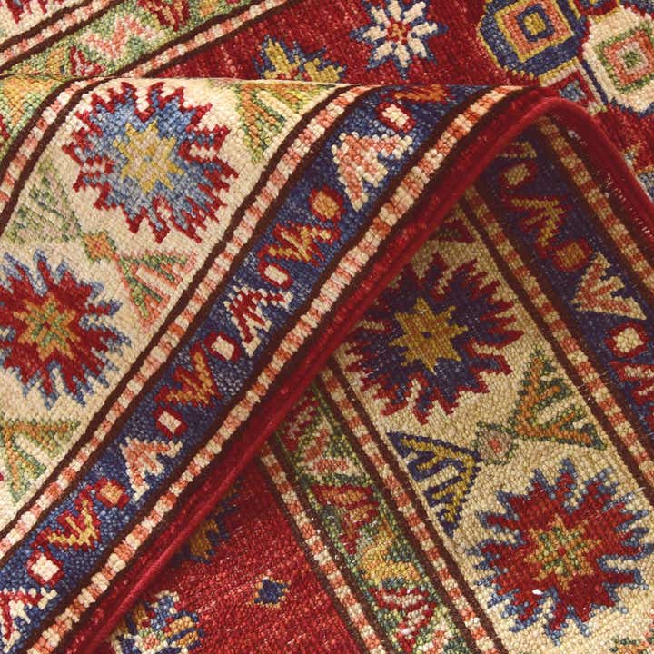 2' 9 x 9' 11 Hand Knotted Kazak Runner Rug