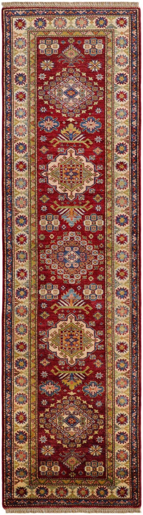 2' 9 x 9' 11 Hand Knotted Kazak Runner Rug