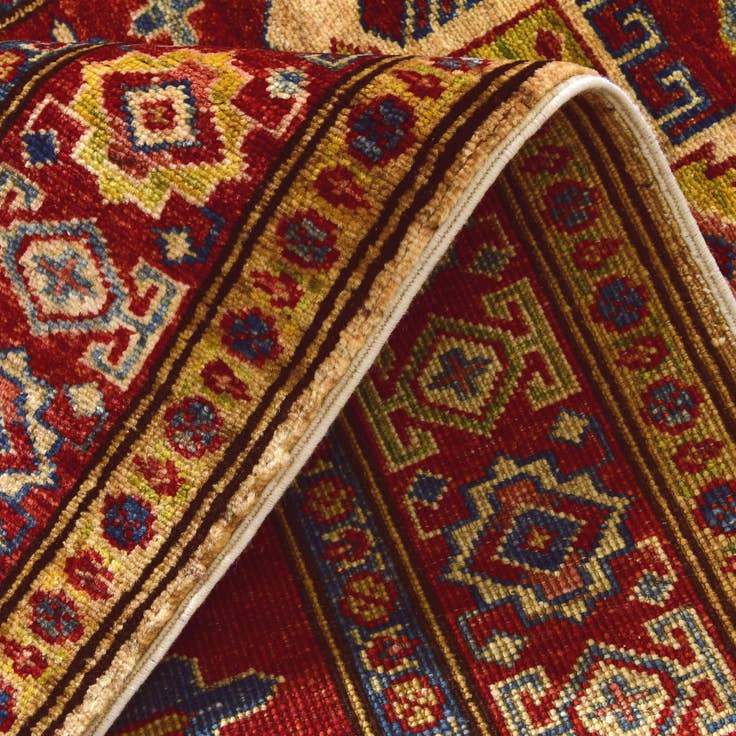 Detail image of 2' 11 x 8' 1 Hand Knotted Kazak Runner Rug