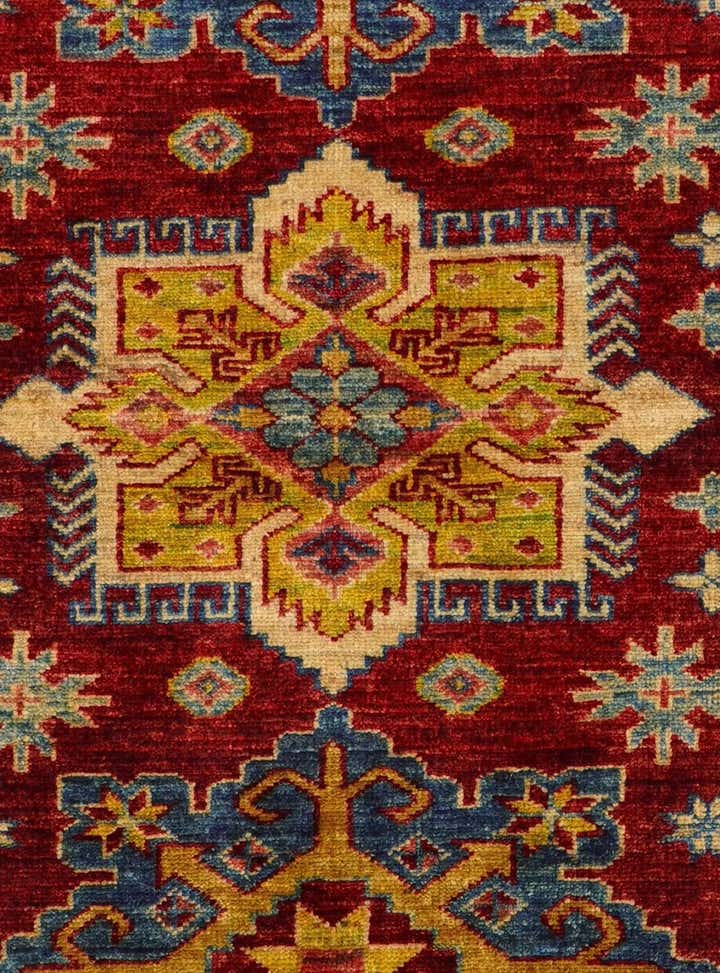 2' 11 x 8' 1 Hand Knotted Kazak Runner Rug