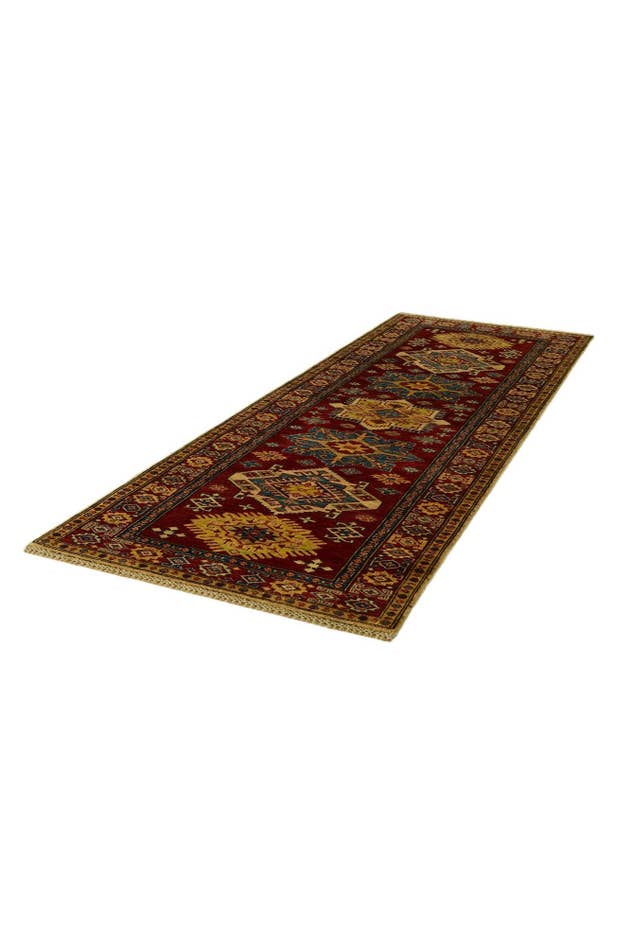 Detail image of 2' 11 x 8' 2 Hand Knotted Kazak Runner Rug