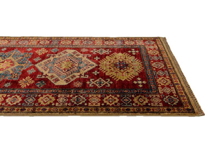 2' 11 x 8' 2 Hand Knotted Kazak Runner Rug