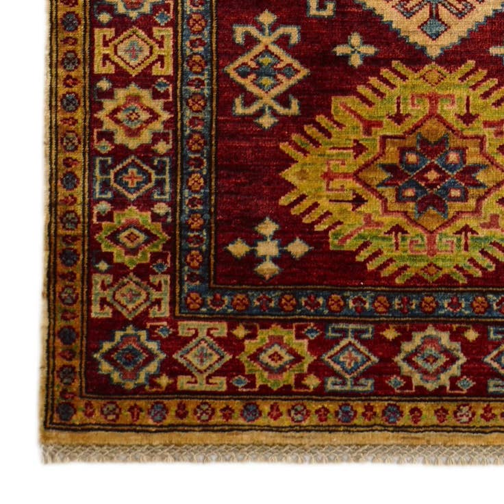 Detail image of 2' 11 x 8' 2 Hand Knotted Kazak Runner Rug