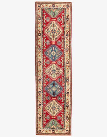2' 8 x 9' 8 Hand Knotted Kazak Runner Rug