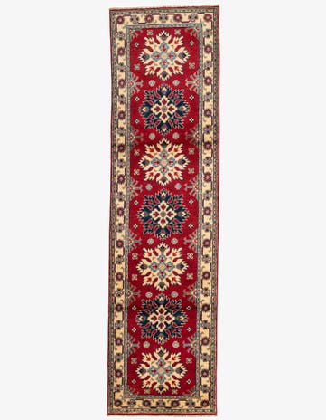 2' 8 x 9' 8 Hand Knotted Kazak Runner Rug
