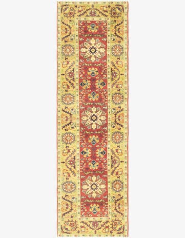 2' 8 x 9' 9 Hand Knotted Kazak Runner Rug