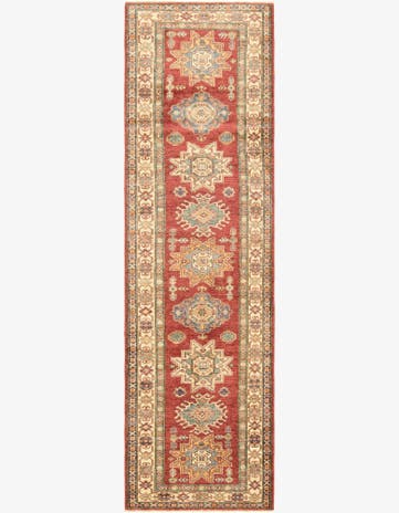 2' 6 x 9' 6 Hand Knotted Kazak Oriental Runner Rug