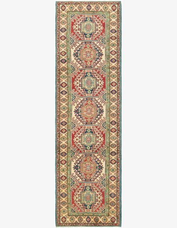 2' 8 x 9' 10 Hand Knotted Kazak Runner Rug