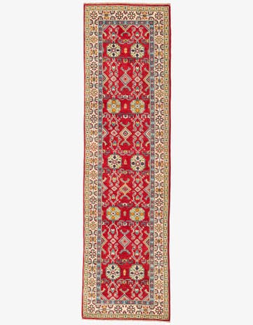 2' 8 x 9' 6 Hand Knotted Kazak Runner Rug