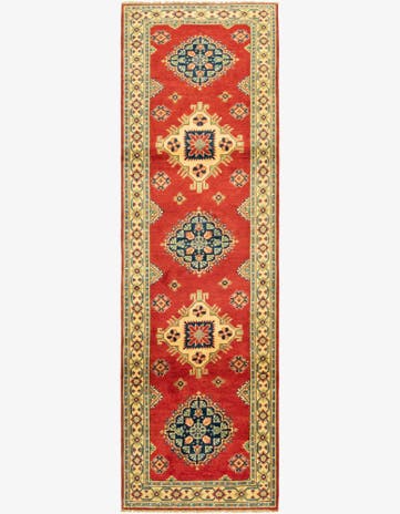 2' 8 x 9' 6 Hand Knotted Kazak Runner Rug