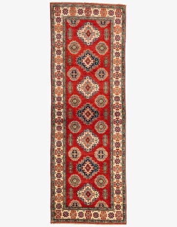 2' 9 x 8' 2 Hand Knotted Kazak Runner Rug