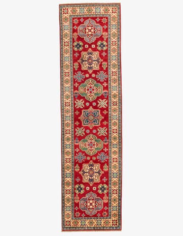 2' 8 x 9' 10 Hand Knotted Kazak Runner Rug