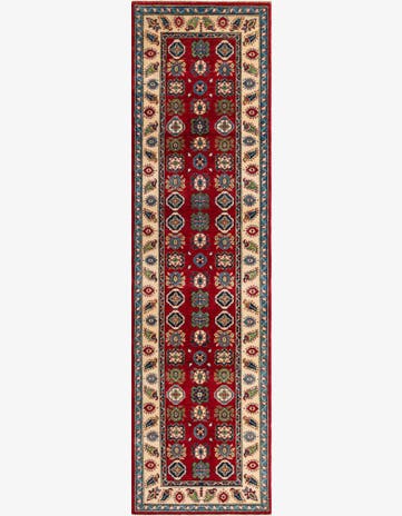 2' 9 x 9' 10 Hand Knotted Kazak Runner Rug