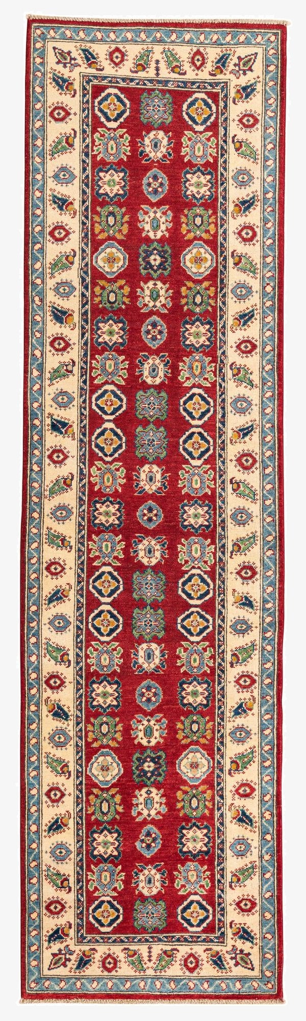 2' 10 x 10' 3  Hand Knotted Kazak Runner Rug