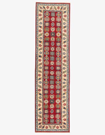 2' 10 x 10' 3 Hand Knotted Kazak Runner Rug