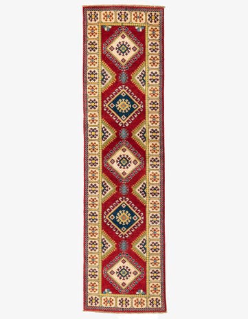2' 8 x 10' 1 Hand Knotted Kazak Runner Rug